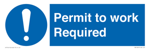 Permit to work Required